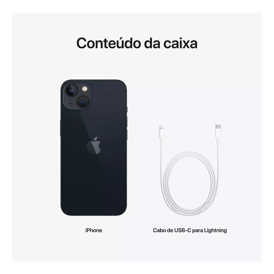 Apple iPhone 13 (128 GB) - Meia noite - AzulDirecty