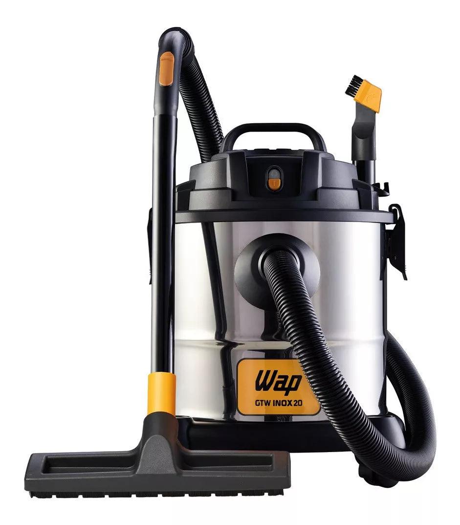 Aspirador De Pó E Água Wap GTW Inox 20, 1600w De Potência, Volume De 20l, Com Bocal De Sopro 220V - AzulDirecty