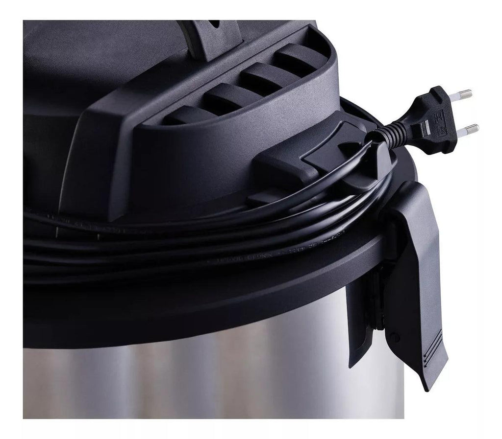 Aspirador De Pó E Água Wap GTW Inox 20, 1600w De Potência, Volume De 20l, Com Bocal De Sopro 220V - AzulDirecty