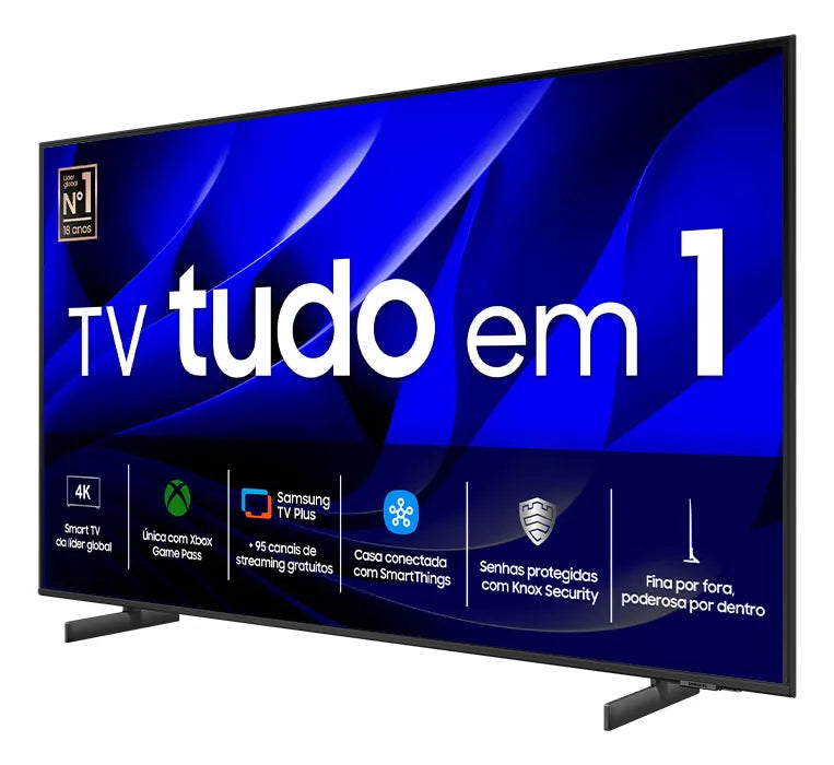 Smart TV 50DU8000 50'' Crystal UHD 4K 2024 Cor Cinza Titan Samsung 127V/220V