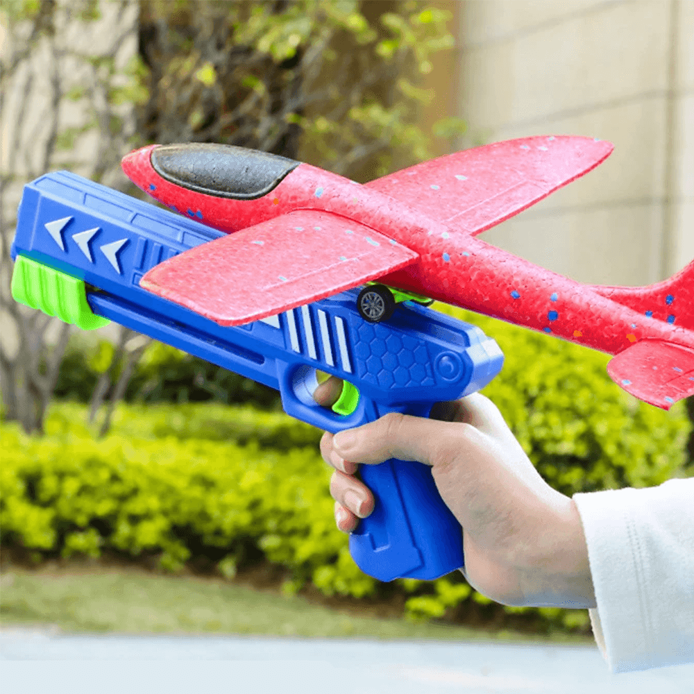Lançador de Avião FlyToy - AzulDirecty