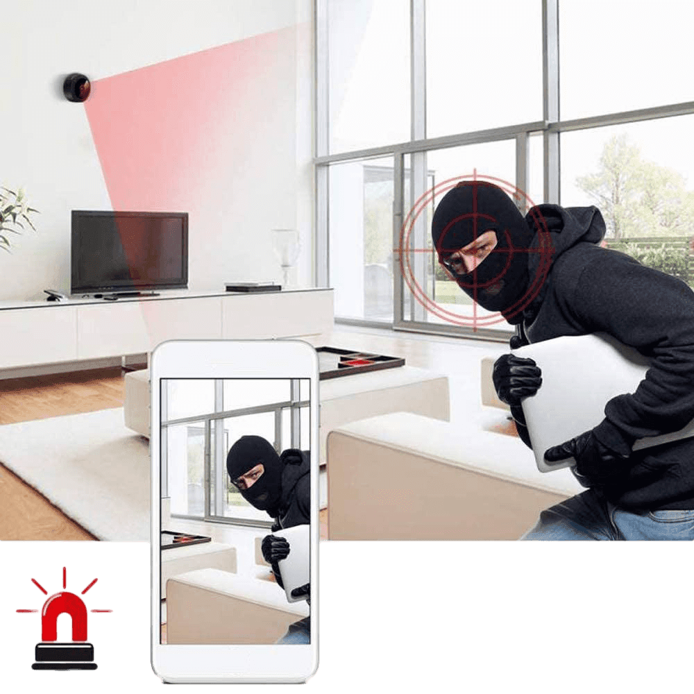 Mini Câmera Vigilance - AzulDirecty